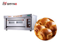 Gas Industrial Bakery Deck Oven 1 Deck 2 Tray  20 °C-400 °C For Baking