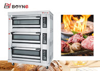 Heavy Duty Deck Baking Oven One Deck Two Trays Gas Oven For Bakery