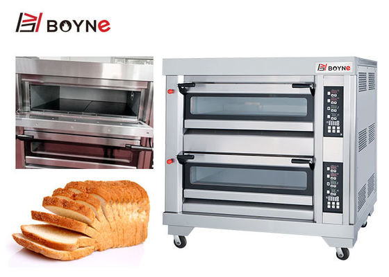 SS Commercial Bakery Kitchen Equipment Three Layer Gas Oven