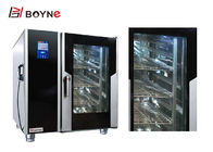 6 Trays Commercial Convection Steam Oven Tough Screen Combi Oven