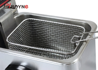 Fast Food Electric Fryer 4L Snack Fryer Stainless Steel Kitchen Equipments