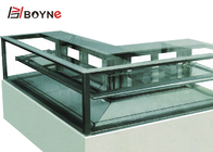 L Type Two Layers Corner Display Freezer Can Custom -Made The Size